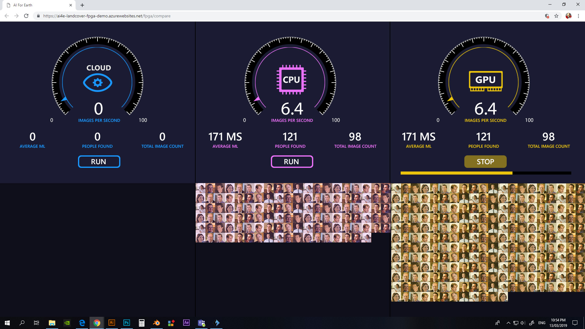 Visualizing Machine Learning: GPU vs Cloud at the Edge